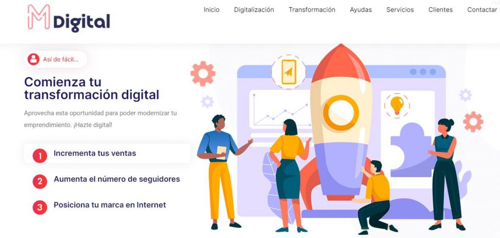 web modernización digital proyecto silviasilvacomunicacion